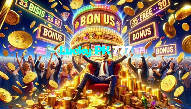 Lucky PK 777 casino presented on mobile device in Pakistan with slots and live games
